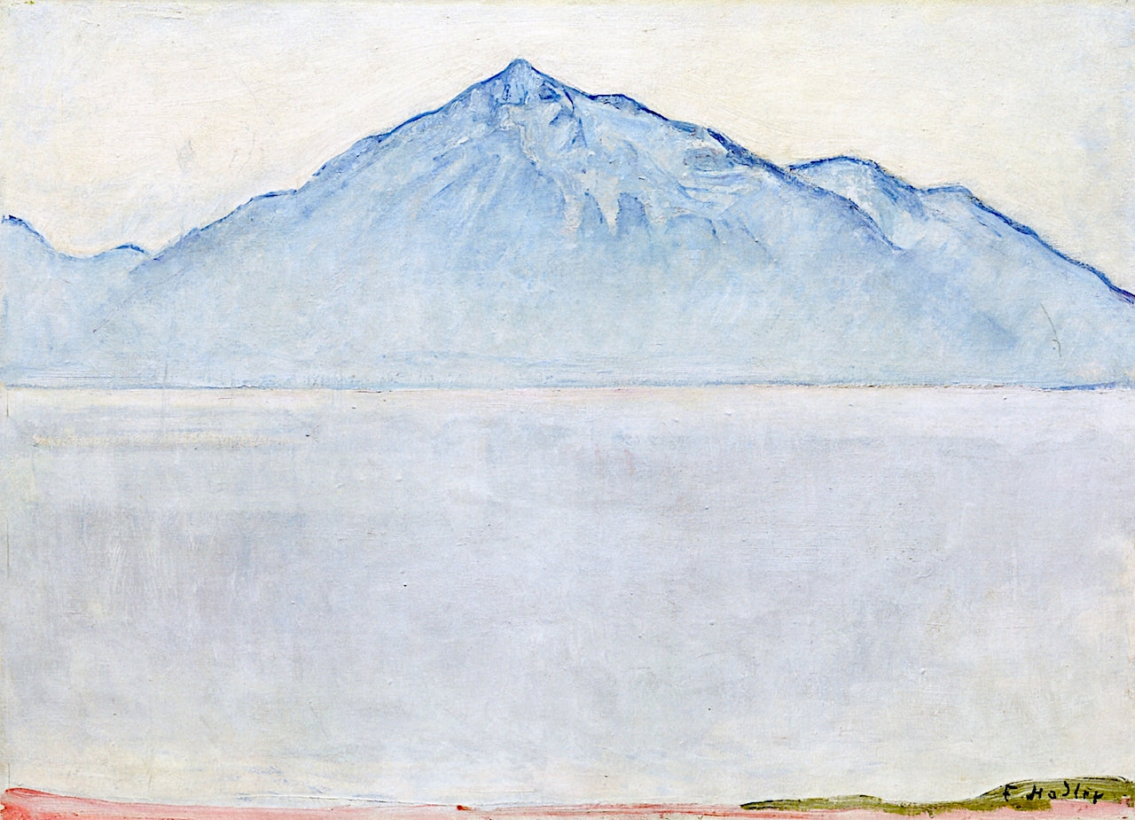 Lake Thun with Mount Niesen by Ferdinand Hodler,A3(16x12")Poster