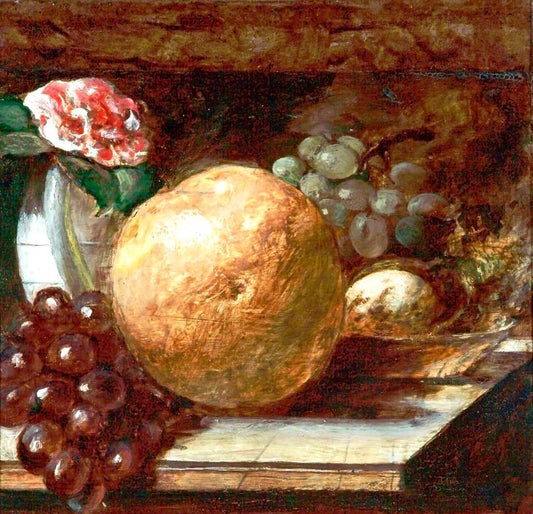 Grapefruit and Oranges, vintage artwork by William Etty, A3 (16x12") Poster Print