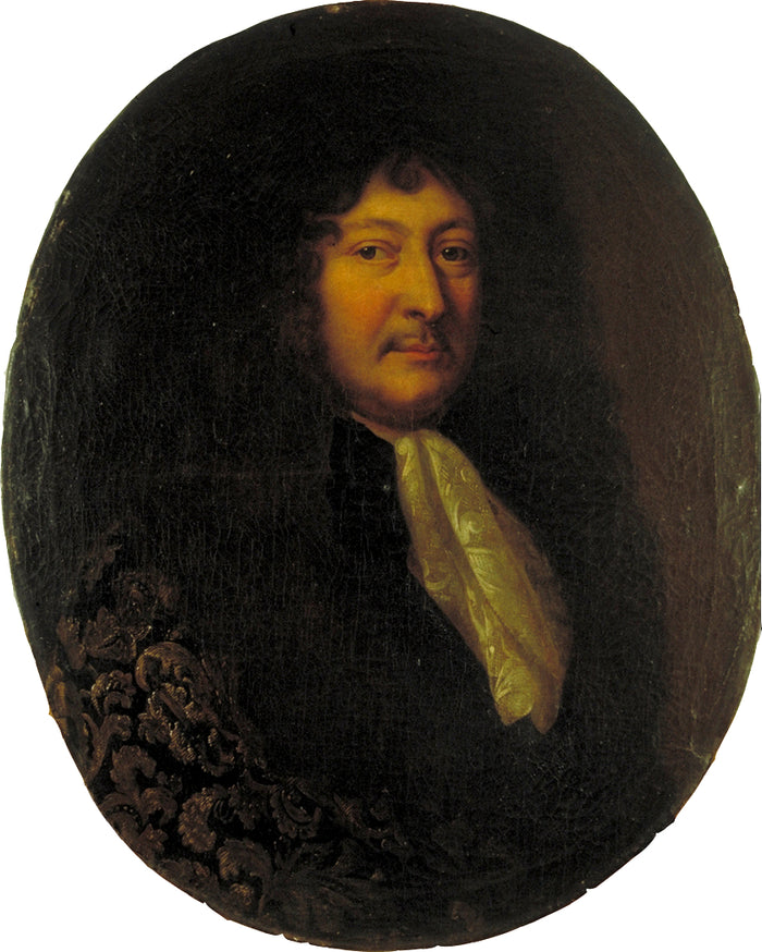 Portrait of a Bastard of Louis XIV, vintage artwork by Bon Boullogne, 12x8