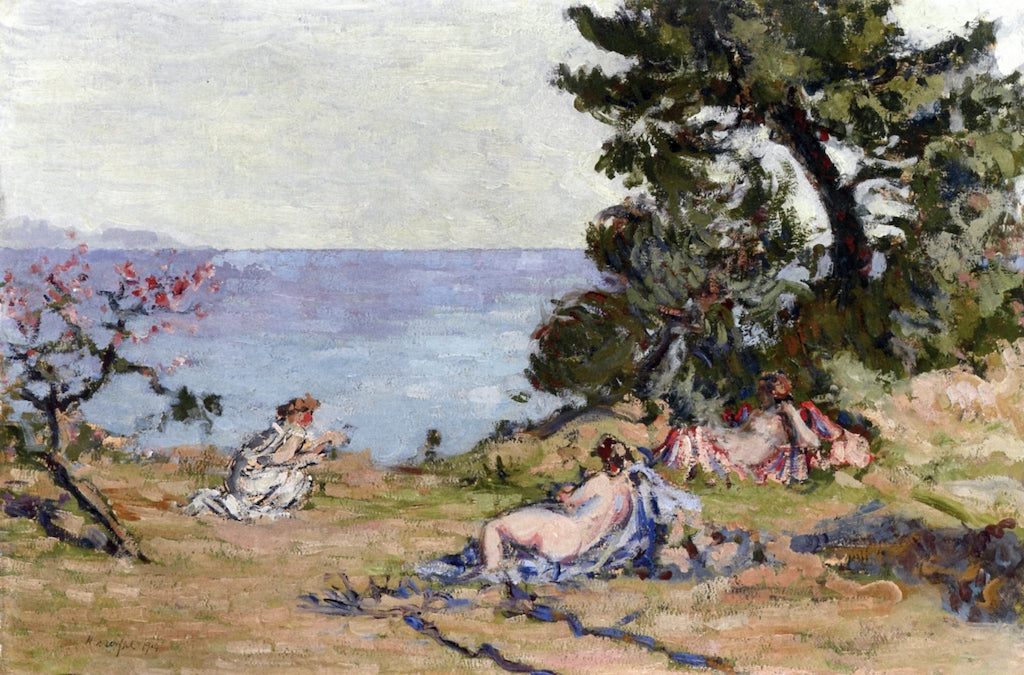 The Graniers Beach by Ker Xavier Roussel,A3(16x12")Poster