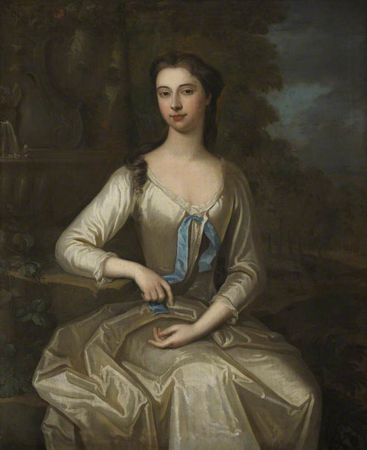 The Honourable Mrs Laura Keppel, vintage artwork by Thomas Hudson, 12x8" (A4) Poster