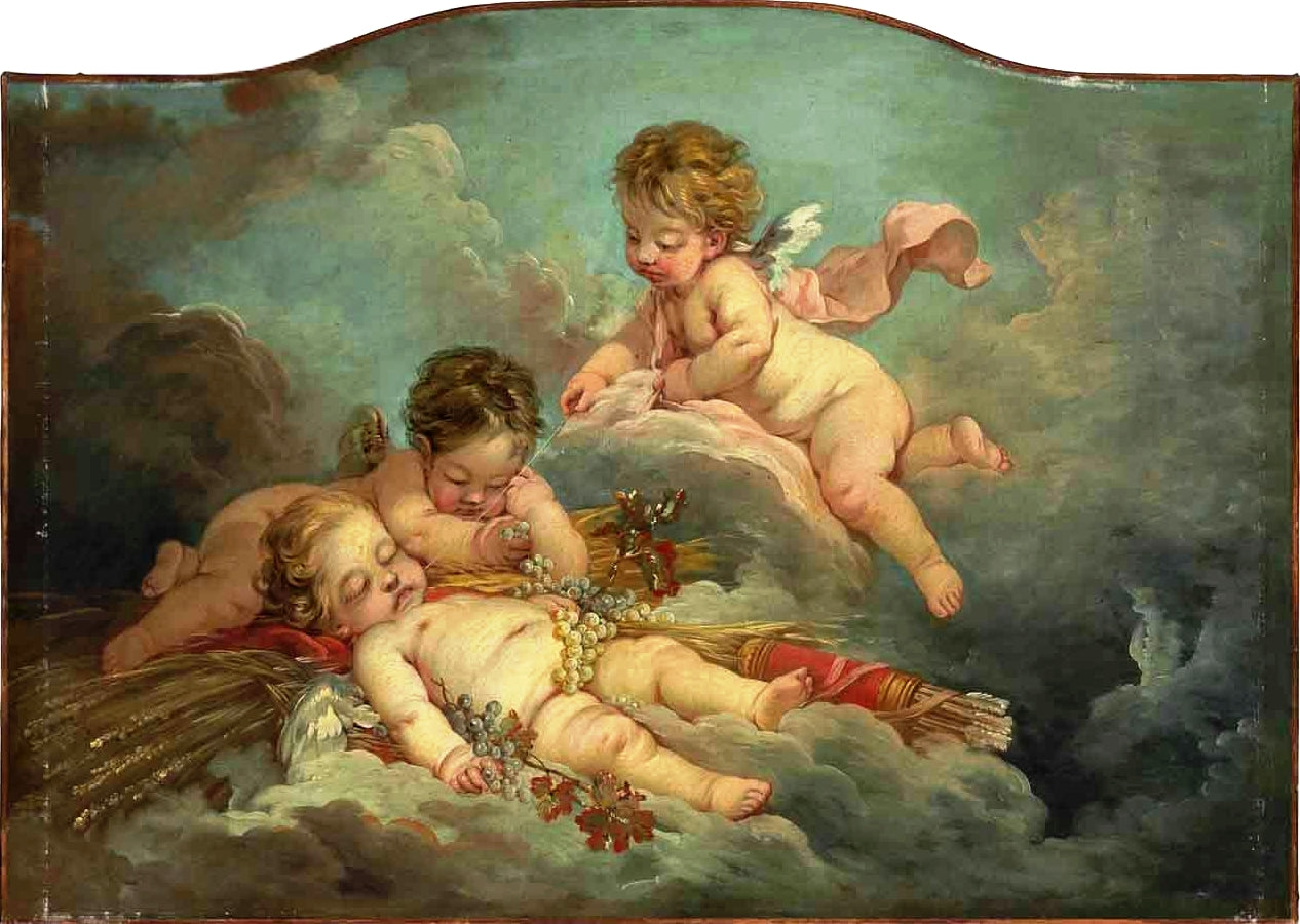 An Allegory of Earth, vintage artwork by François Boucher, 12x8" (A4) Poster