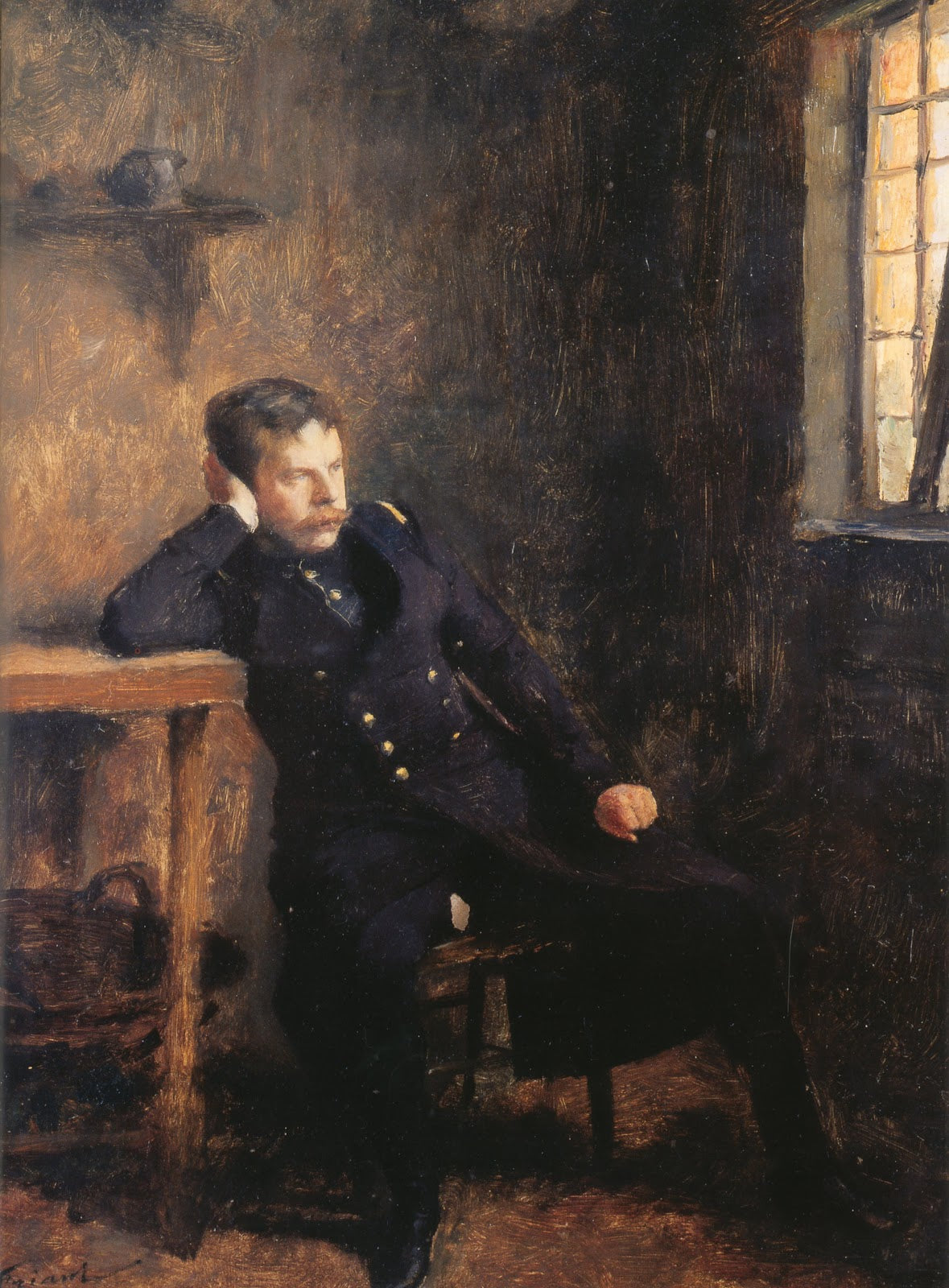 Coquelin Senior in the Role of Jean Dacier by emile Friant,A3(16x12")Poster