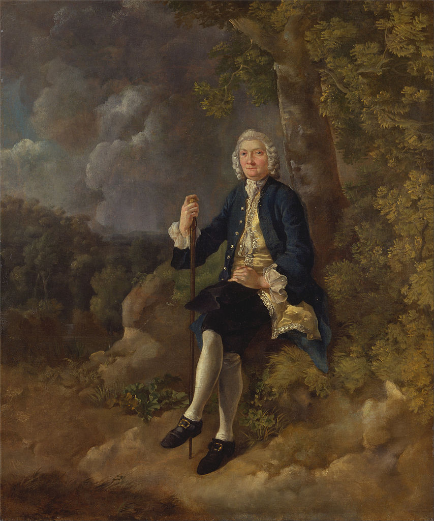 Clayton Jones, vintage artwork by Thomas Gainsborough, 12x8" (A4) Poster