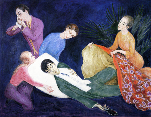 The Dying Dandy by Nils Dardel,16x12(A3) Poster