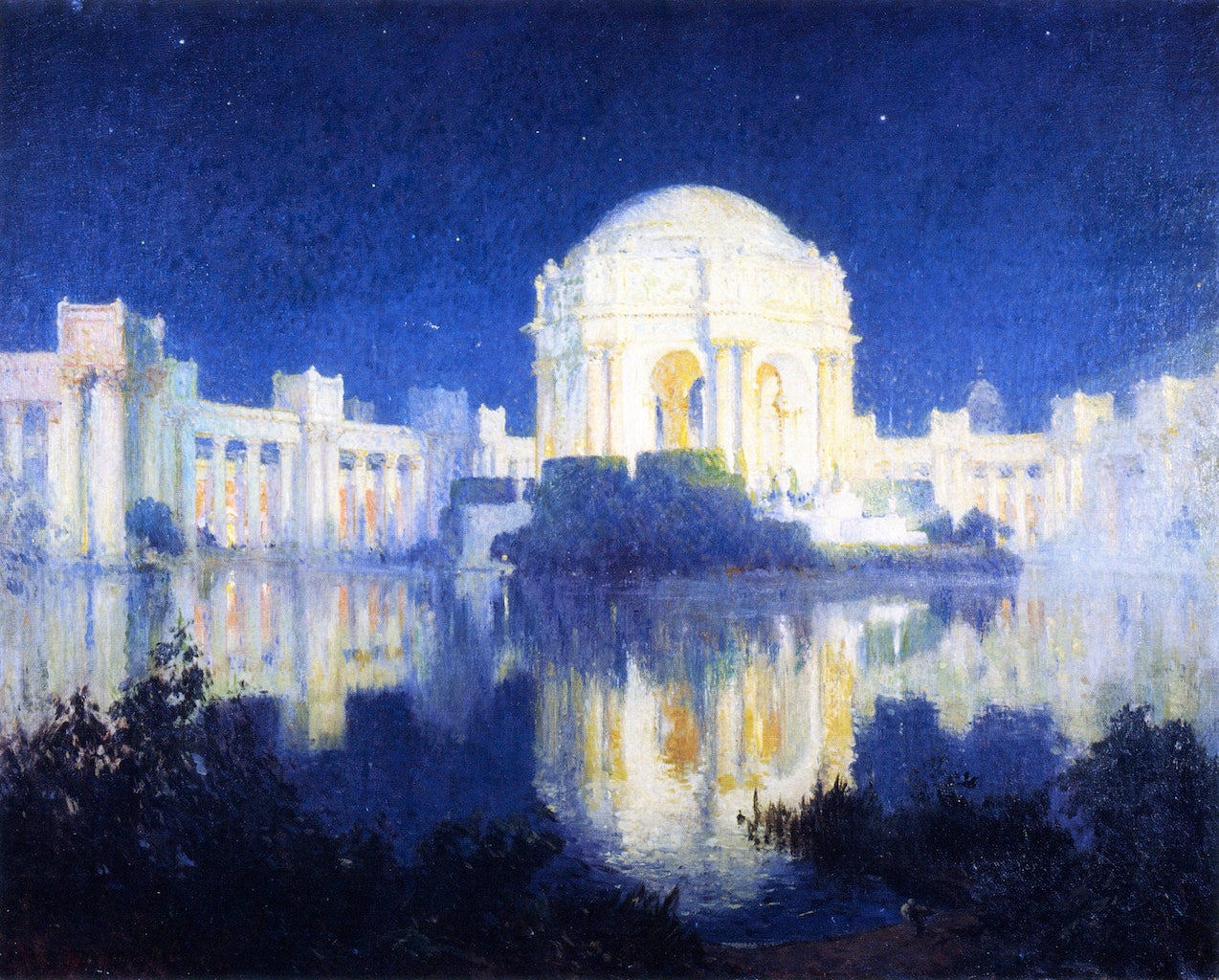 Palace of Fine Arts, San Francisco by Colin Campbell Cooper,A3(16x12")Poster