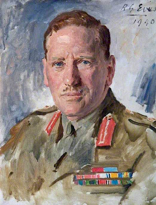 t General Claude J. E. Auchinleck by Reginald Grenville Eves,16x12(A3) Poster