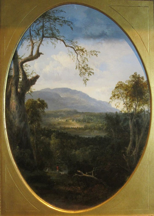 Hunter and Dog near Fishkill, New York, vintage artwork by Thomas Doughty, A3 (16x12") Poster Print