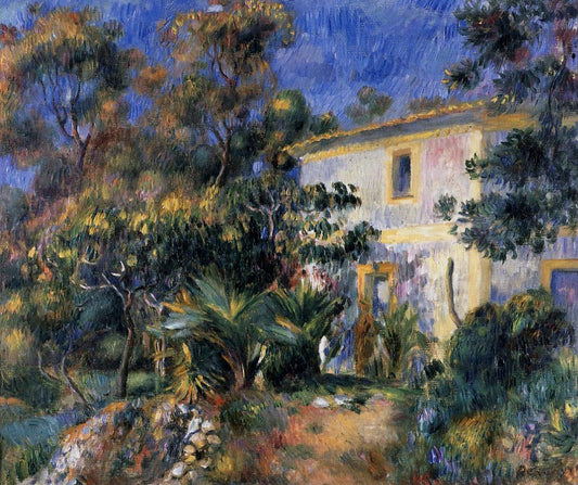 Algiers Landscape, vintage artwork by Pierre Auguste Renoir, 12x8" (A4) Poster
