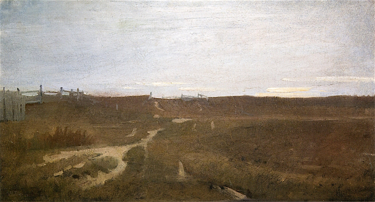Road at Nantucket, vintage artwork by Abbott Handerson Thayer, 12x8" (A4) Poster