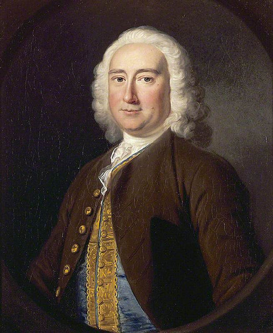 Edward Dyke, vintage artwork by Attributed to Thomas Hudson, 12x8" (A4) Poster