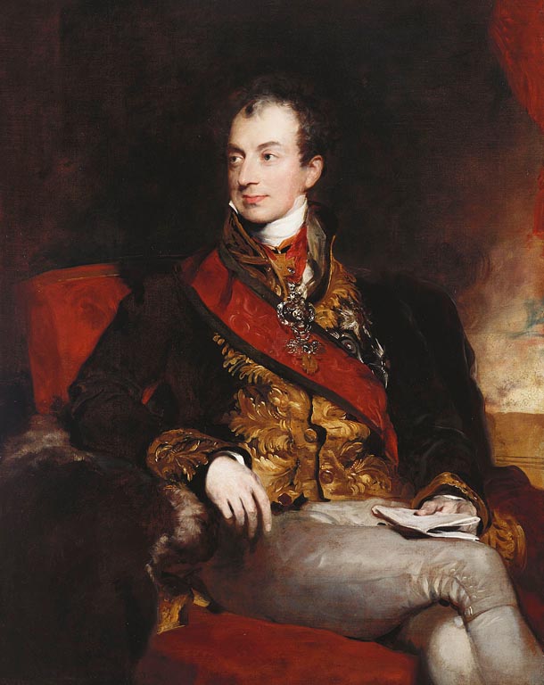 Clemens Lothar Wenzel, Prince Metternich, vintage artwork by Thomas Lawrence, 12x8" (A4) Poster