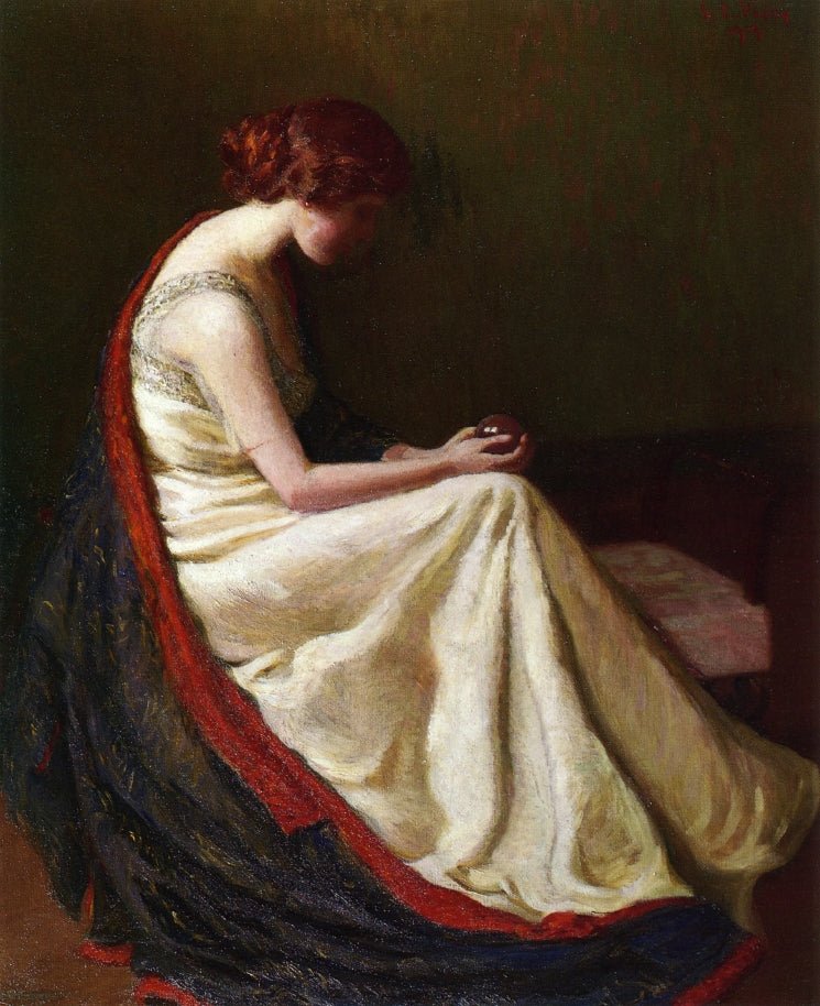 The Chrystal Gazer, vintage artwork by Lilla Cabot Perry, 12x8" (A4) Poster