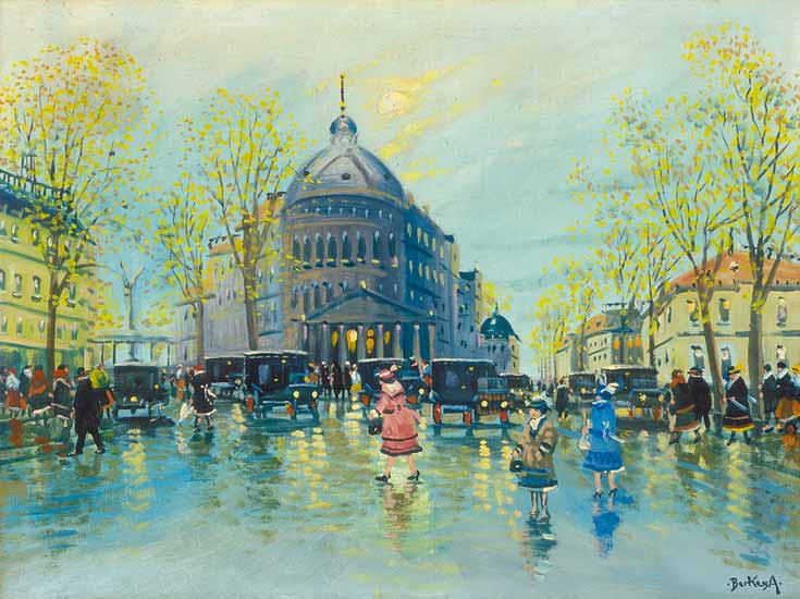 Sunlight in the Rain by Antal Berkes,16x12(A3) Poster