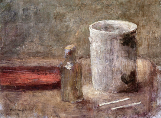 Still Life with Pot, vintage artwork by Ker Xavier Roussel, 12x8" (A4) Poster