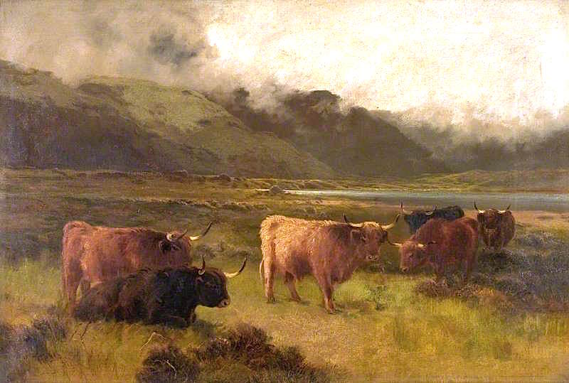 On Tarras Moss, vintage artwork by Thomas Henry Gibb, 12x8" (A4) Poster