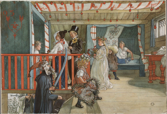 A Day of Celebration by Carl Larsson,A3(16x12")Poster