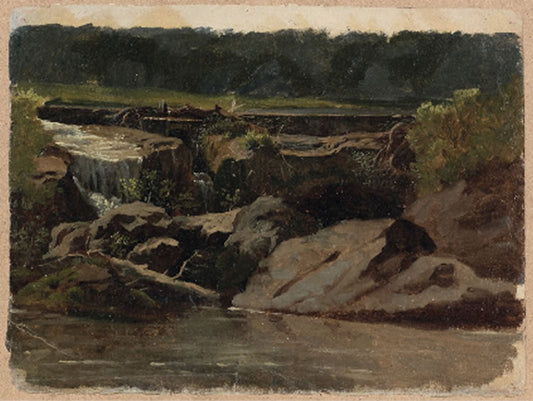 Cascades, vintage artwork by Gilles François Joseph Closson, A3 (16x12") Poster Print