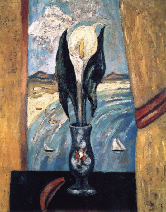 Atlantic Window, vintage artwork by Marsden Hartley, 12x8" (A4) Poster