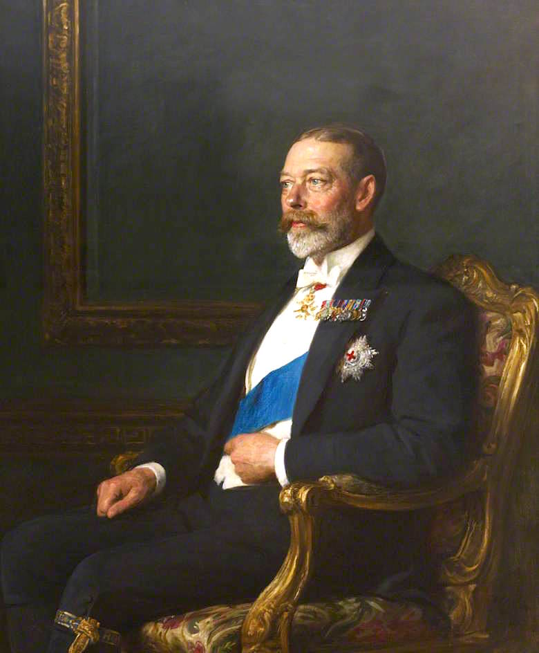 George V, vintage artwork by Arthur Stockdale Cope, 12x8" (A4) Poster