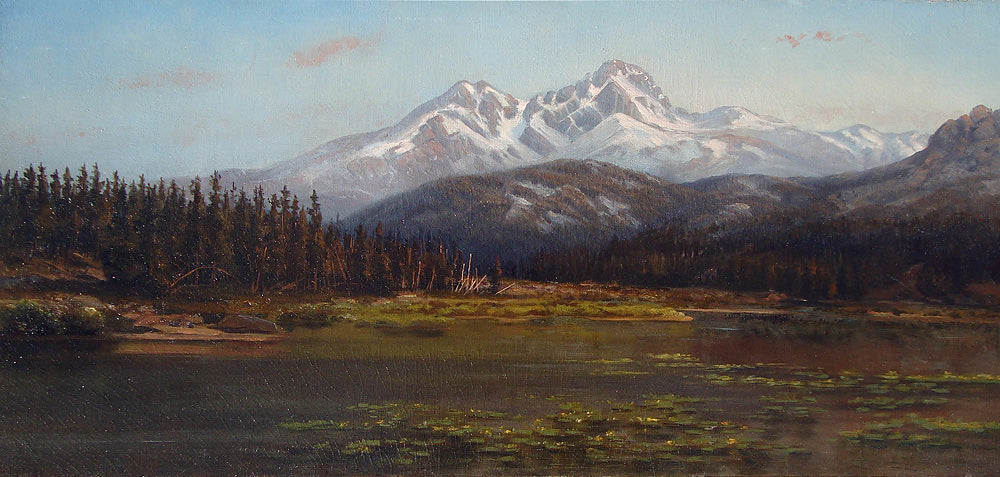 Rivers Bend, vintage artwork by Gilbert Munger, 12x8" (A4) Poster