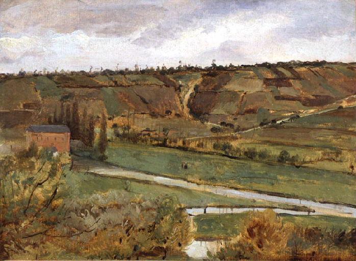 La colline (The Hill), vintage artwork by Attributed to Alfred de Dreux, A3 (16x12") Poster Print