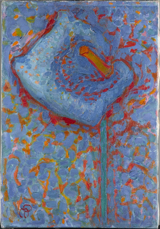 Arum Lily, vintage artwork by Piet Mondriaan, 12x8" (A4) Poster