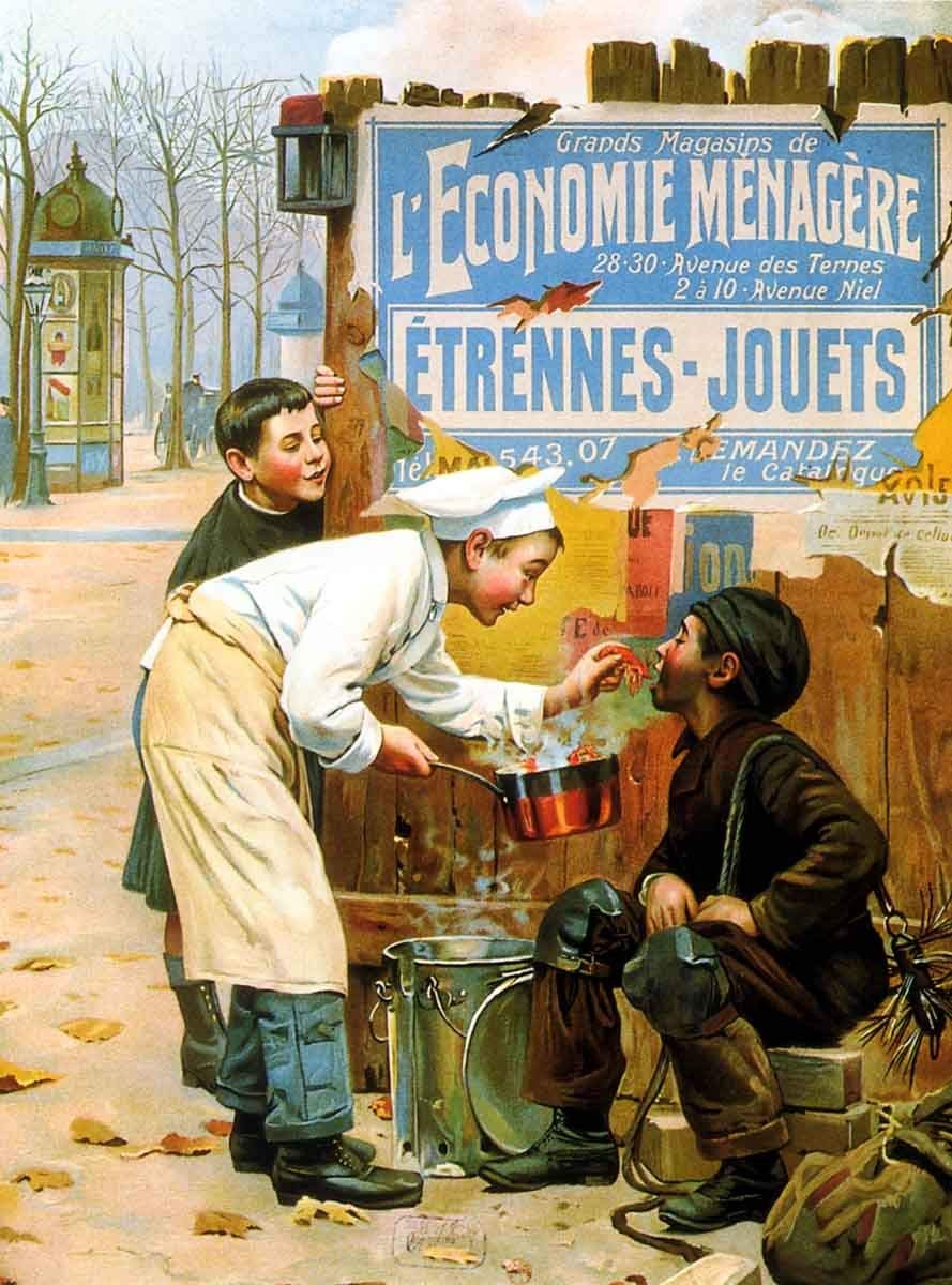L'Economie Menagere by Paul-Charles Chocarne-Moreau,A3(16x12")Poster