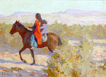 Apache Woman, vintage artwork by Maynard Dixon, 12x8" (A4) Poster