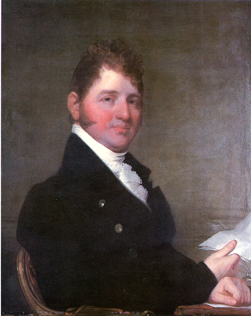 Francis James Jackson, vintage artwork by Gilbert Stuart, 12x8" (A4) Poster