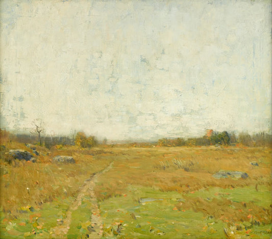 Path in the Landscape, vintage artwork by William Langson Lathrop, 12x8" (A4) Poster