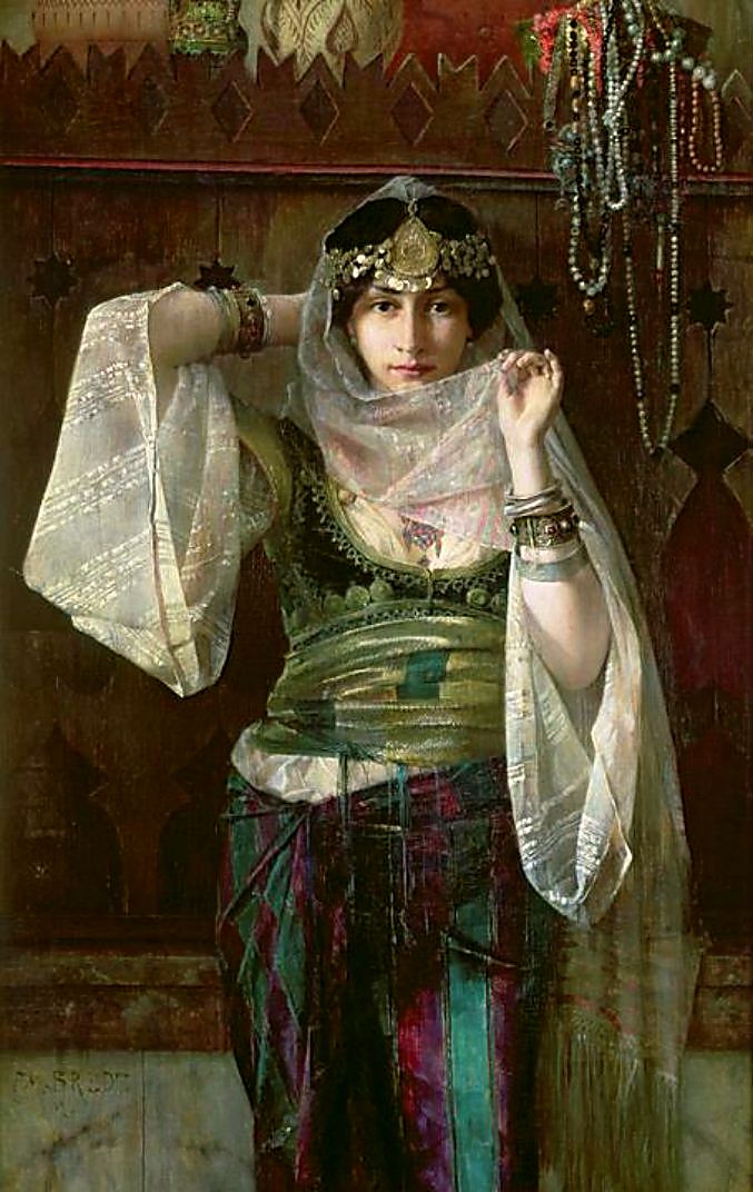 The Queen of the Harem by Ferdinand Max Bredt,A3(16x12")Poster