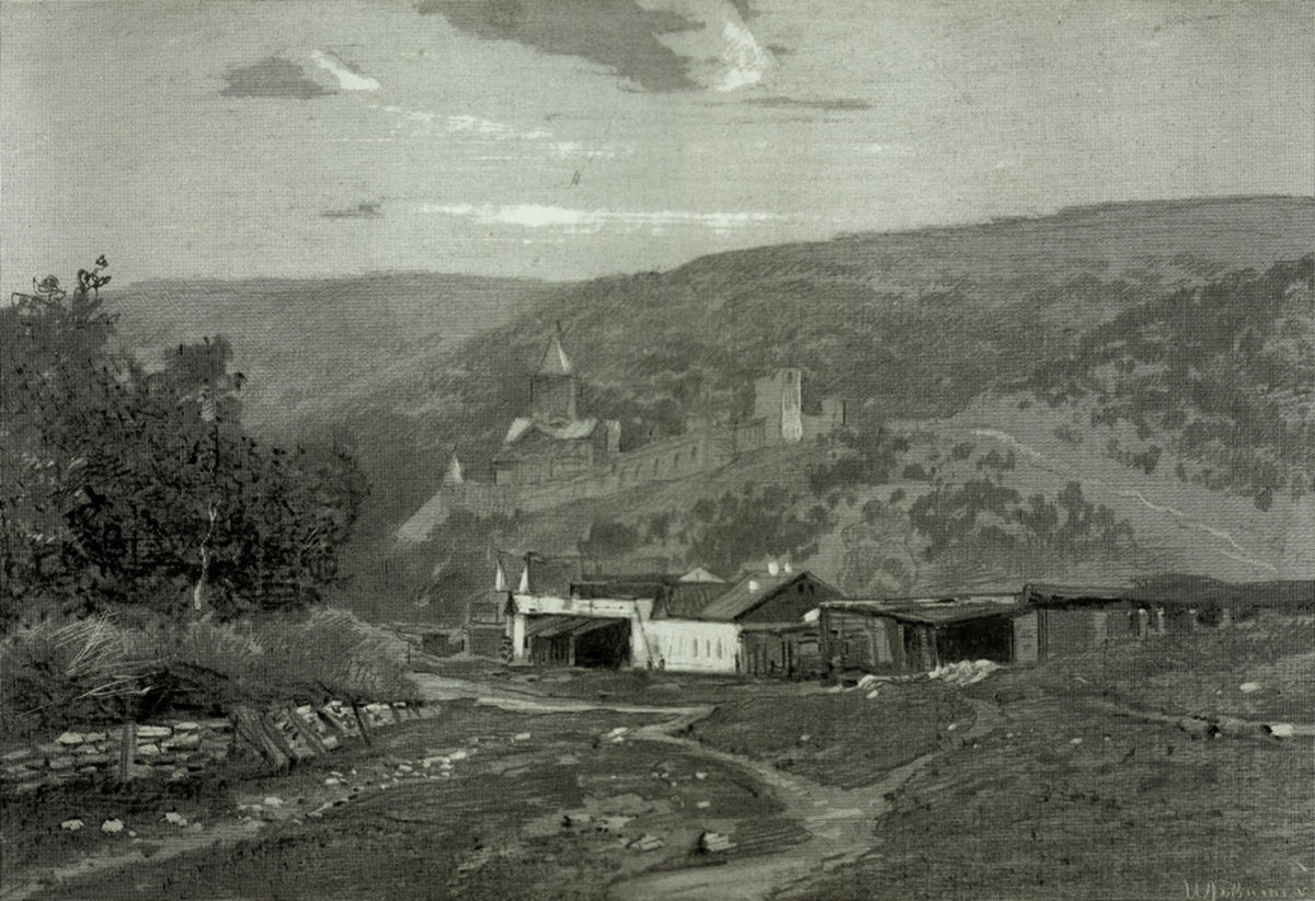 Ananuri Fortress by Isaak Levitan,A3(16x12")Poster