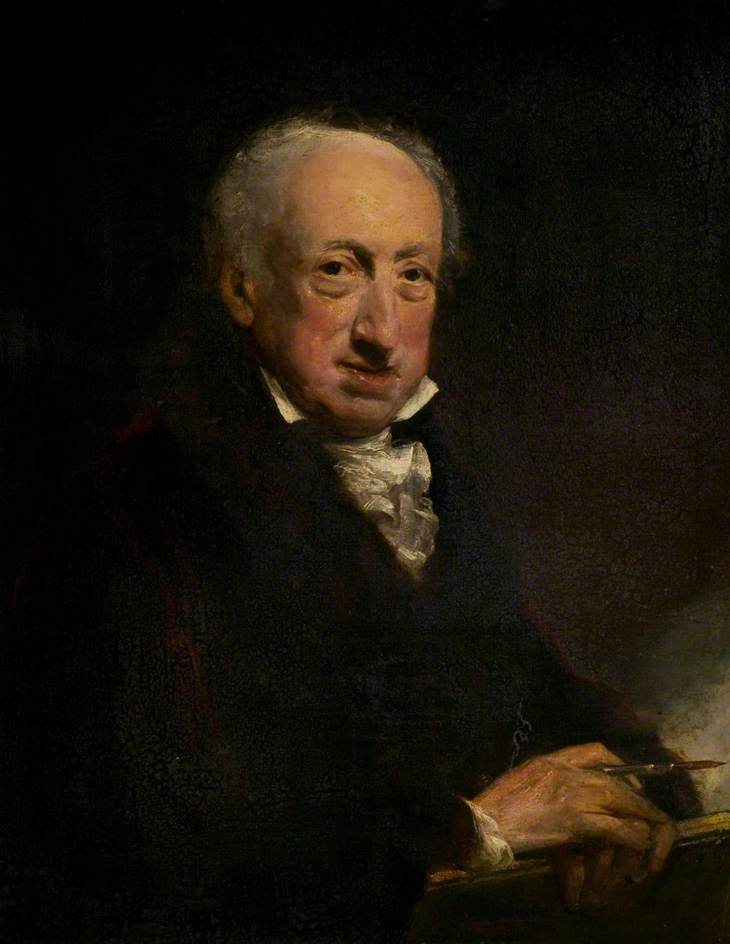 George Dance (1741-1825), vintage artwork by John Jackson, 12x8" (A4) Poster