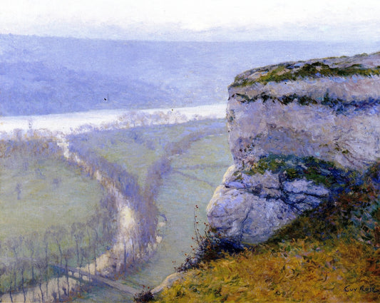 La Grosse Pierre, Giverny by Guy Orlando Rose,A3(16x12")Poster