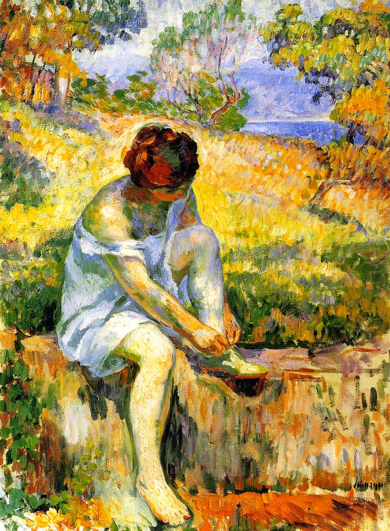 Before Bathing by Henri Lebasque,A3(16x12")Poster