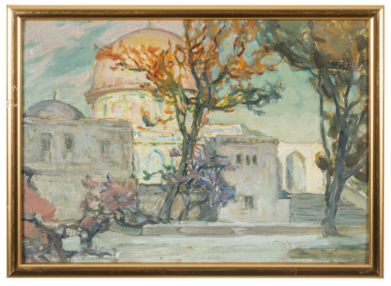 View of Jerusalen. Study by Anna Boberg,A3(16x12")Poster