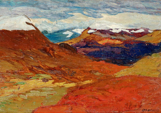 Kvikkjokk by Helmer Osslund,A3(16x12")Poster