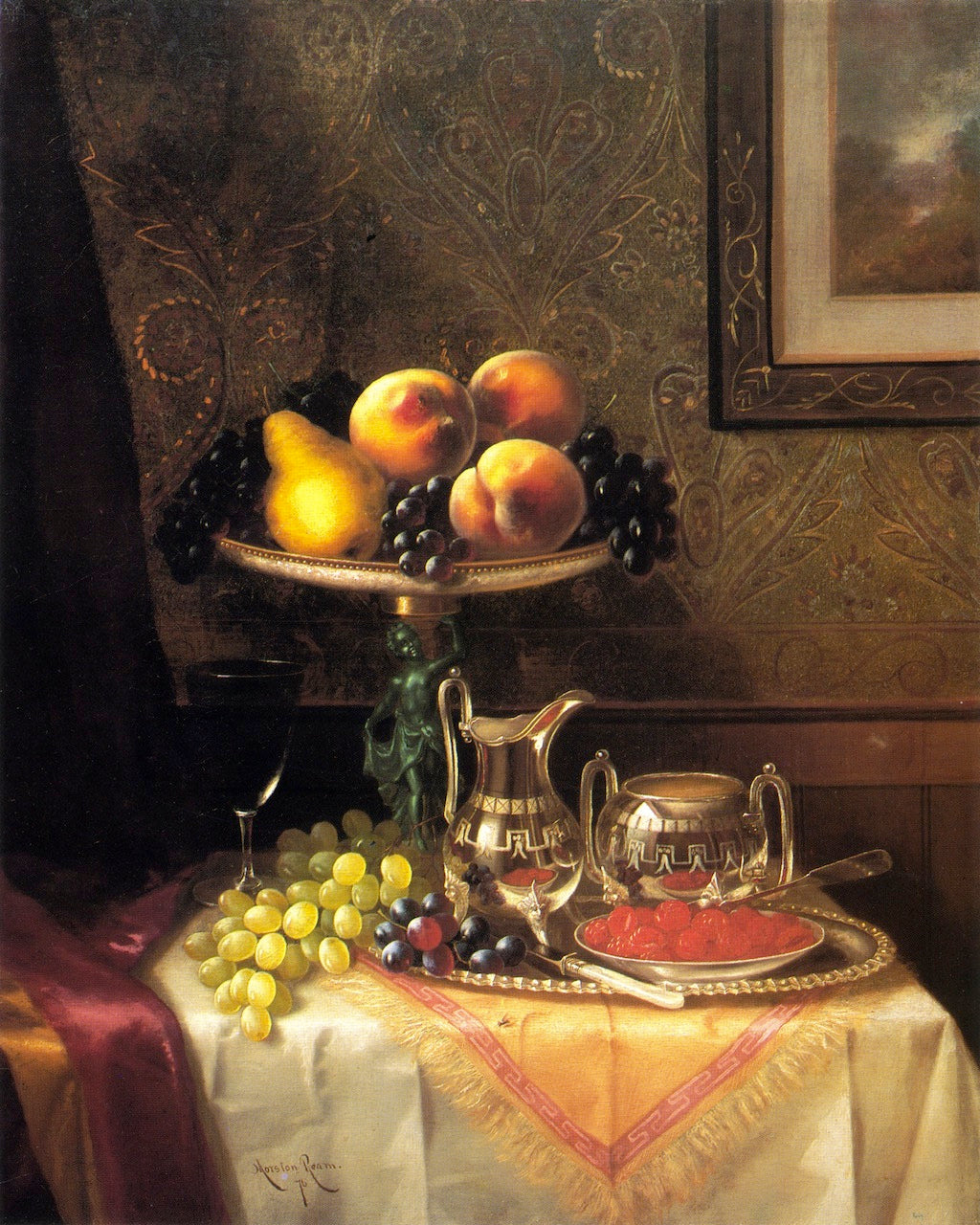 Centennial Still LIfe, vintage artwork by Morston Ream, 12x8" (A4) Poster