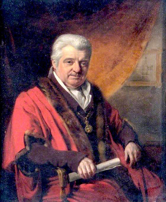 Alderman James Egglestone, Mayor of Windsor, vintage artwork by Edmund Bristow, 12x8" (A4) Poster