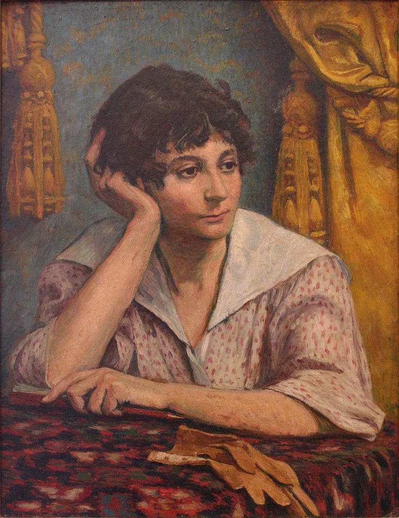 rtrait de Mlle Marcelle Galien by Georges-Daniel de Monfreid,A3(16x12")Poster