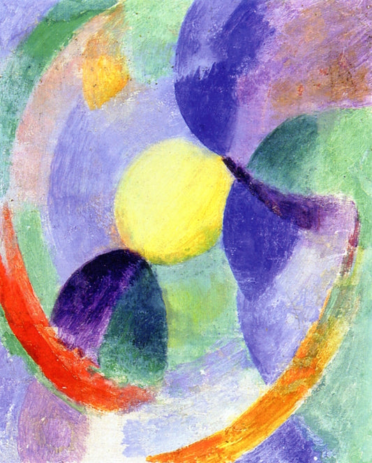 Circular Forms, Moon no. 3 by Robert Delaunay,16x12(A3) Poster