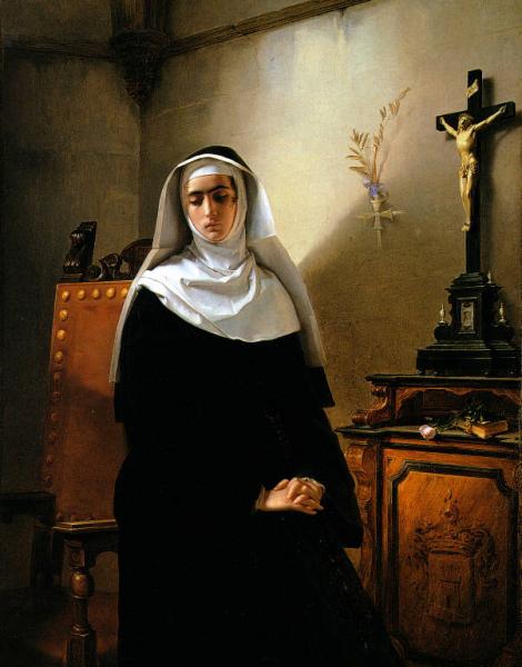 La Signora di Monza, vintage artwork by Giuseppe Molteni, A3 (16x12") Poster Print