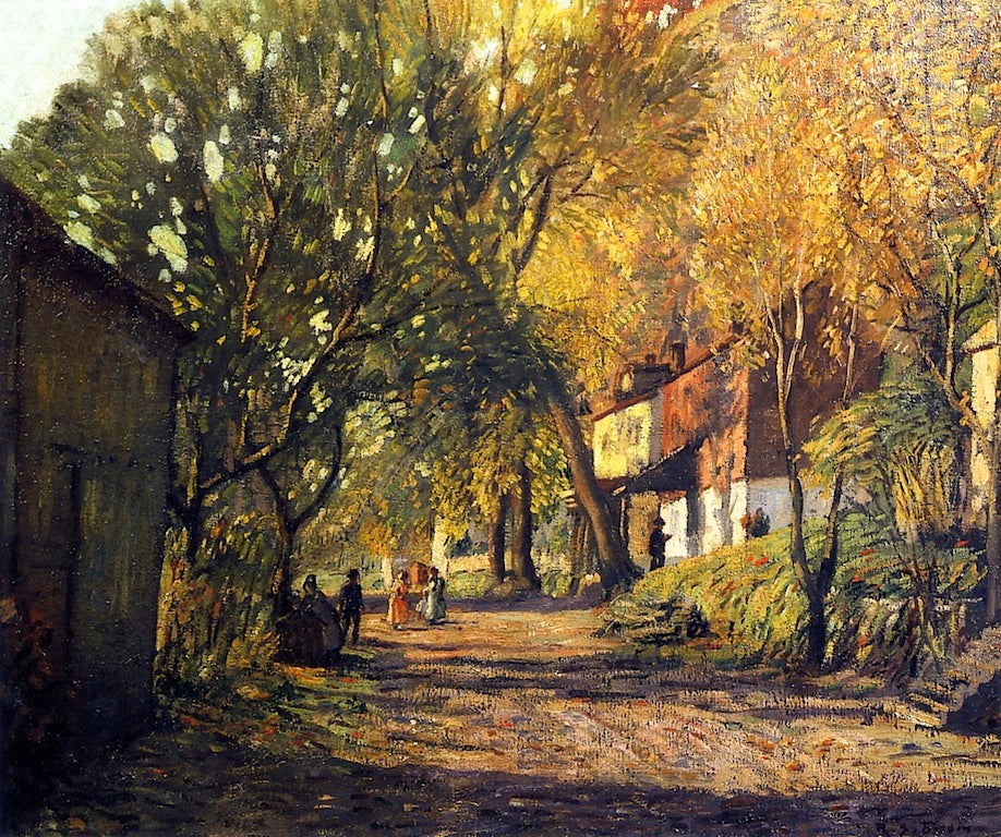 A Lane in New Hope by Rae Sloan Bredin,16x12(A3) Poster