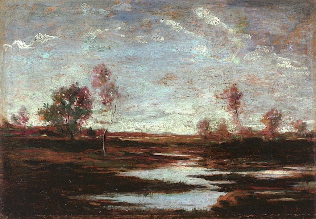 Landscape in Berry, vintage artwork by Theodore Rousseau, A3 (16x12") Poster Print