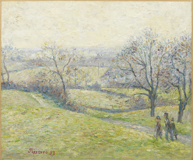 Epping, April, vintage artwork by Lucien Pissarro, 12x8" (A4) Poster