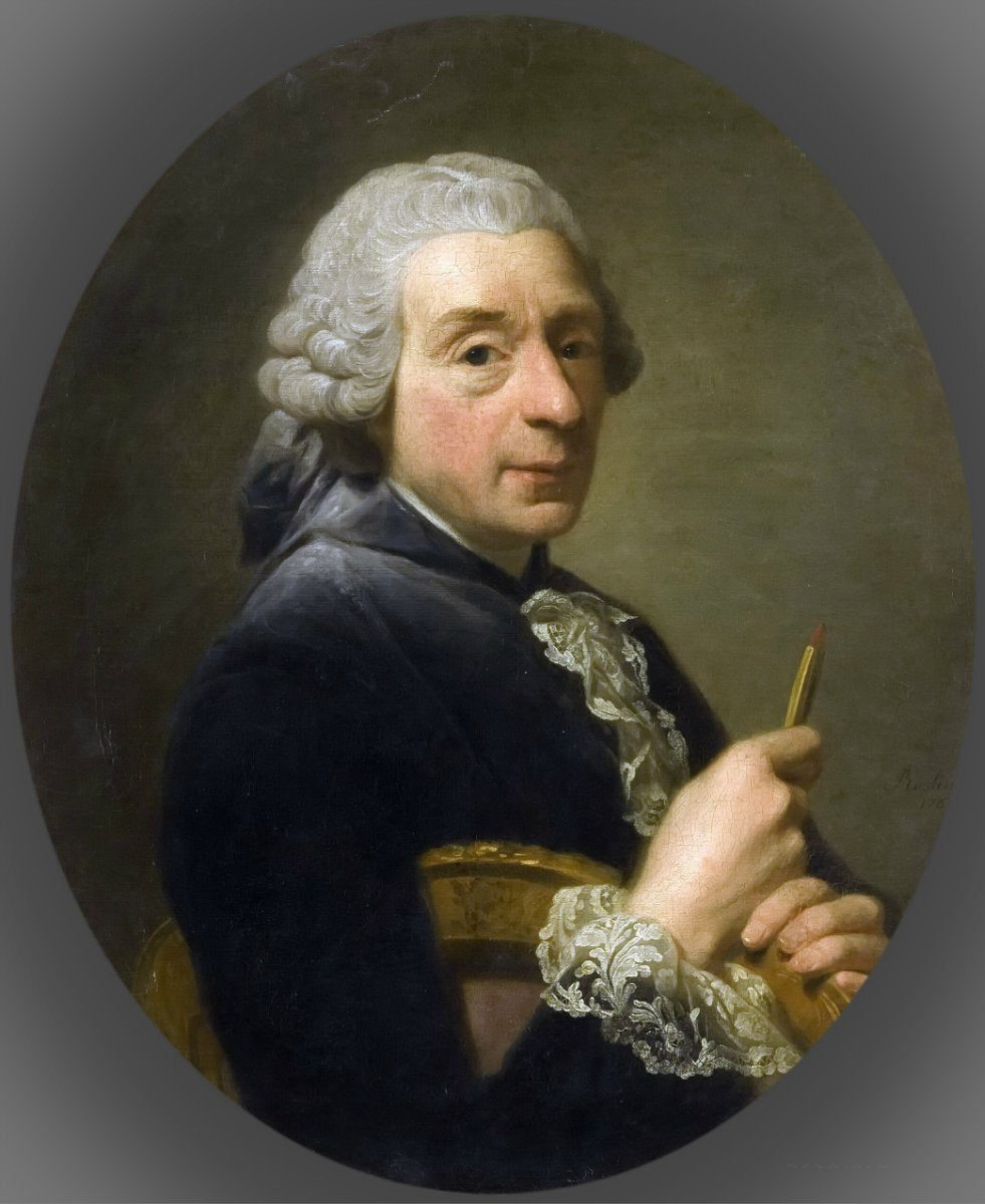 François Boucher, vintage artwork by Alexander Roslin, 12x8" (A4) Poster