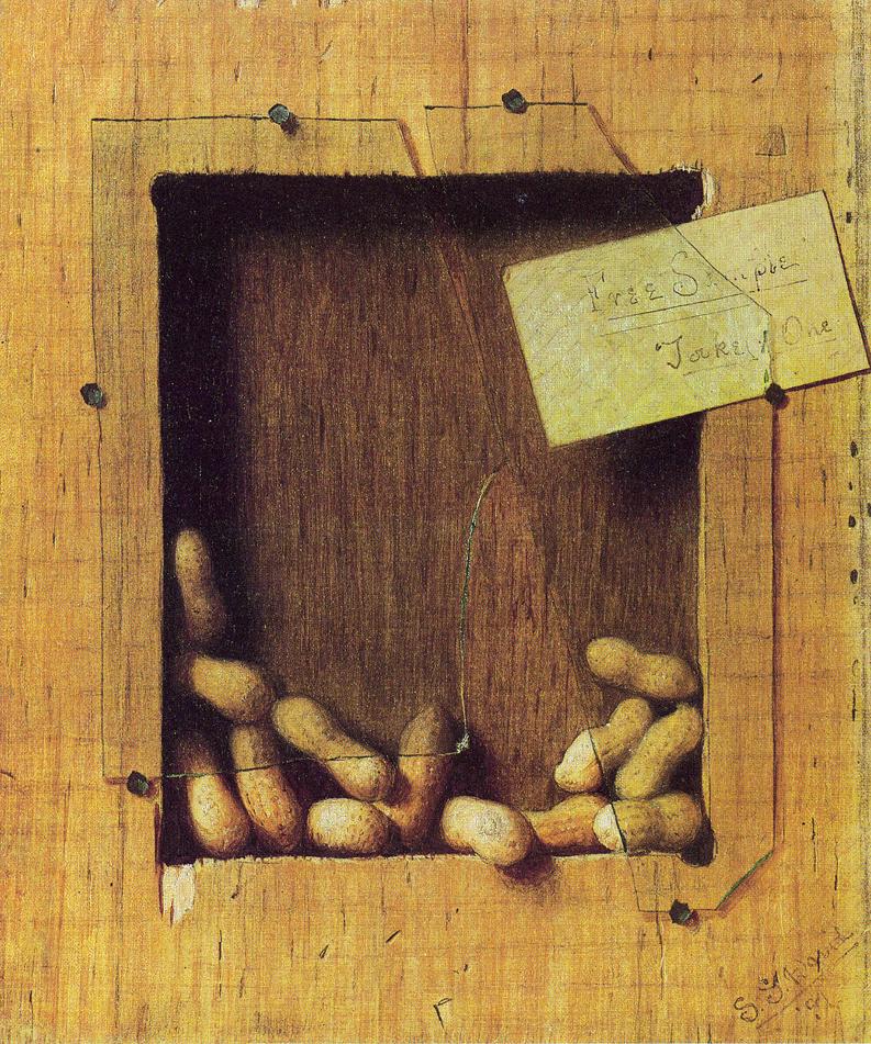 Free Sample, Take One, vintage artwork by De Scott Evans, 12x8" (A4) Poster