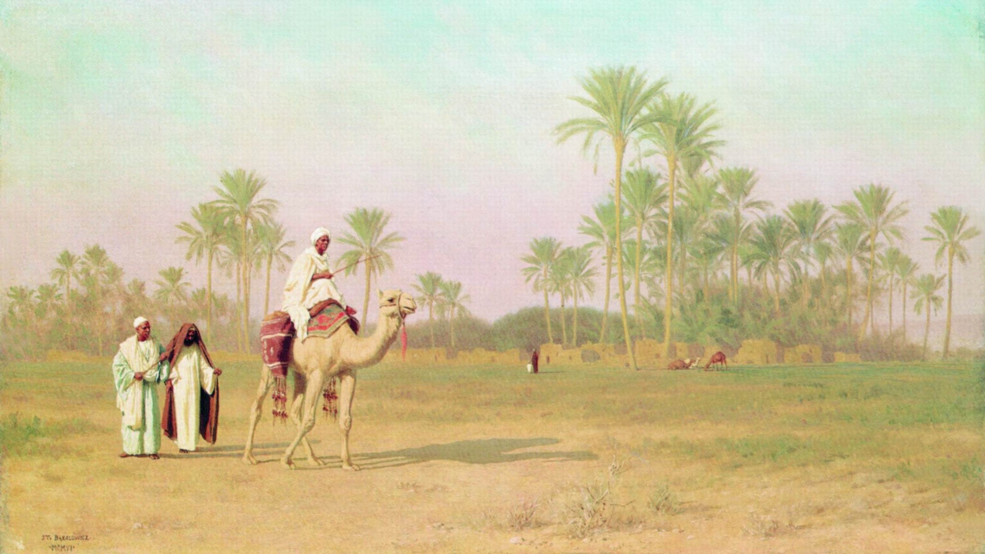 Hot Day in Algeria by Stefan Bakalowicz,A3(16x12")Poster
