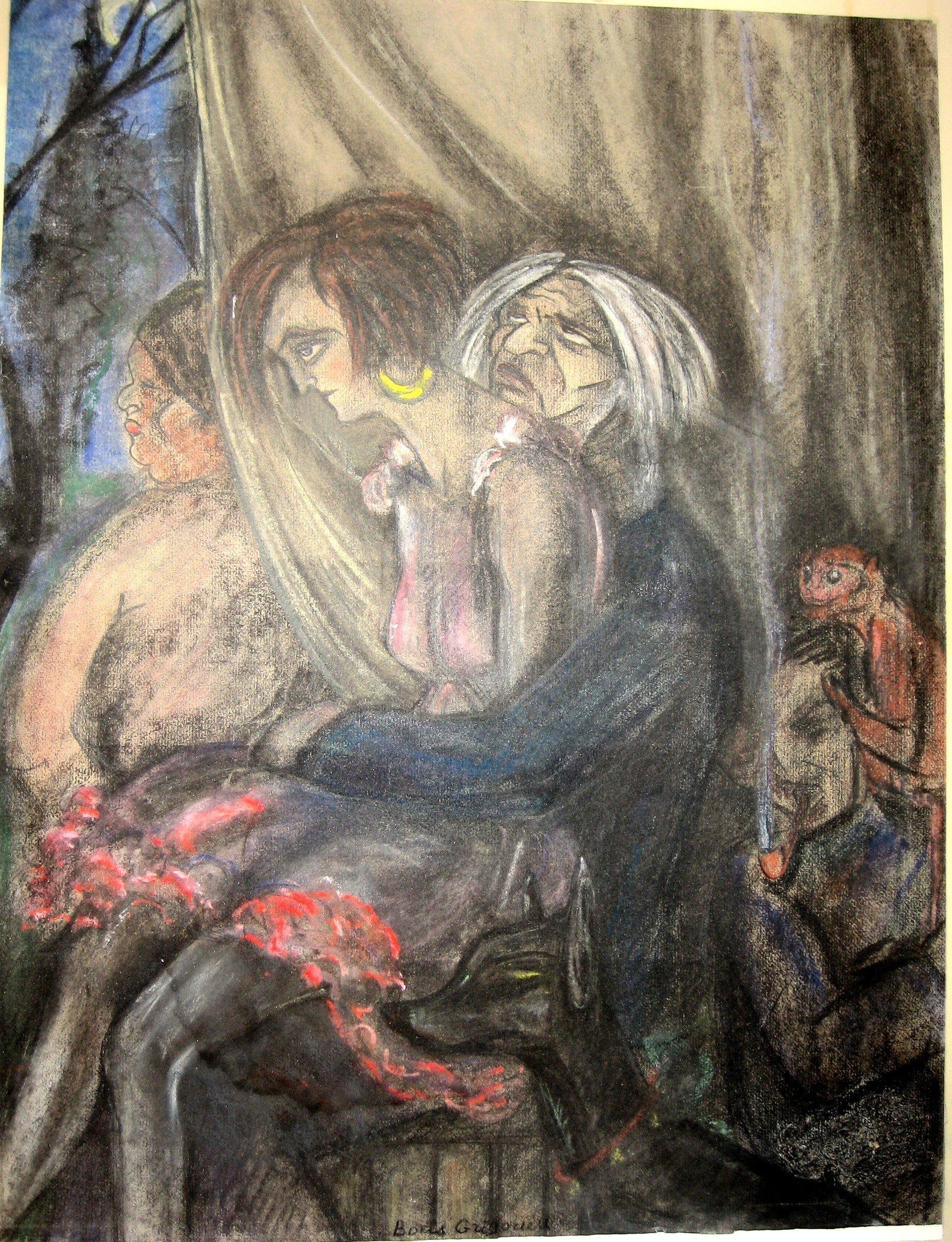 Frequenter by Boris Grigoriev,16x12(A3) Poster